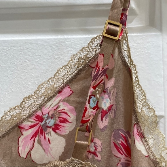 Express Silk Camisole Floral Lace Pink - Picture 7 of 9